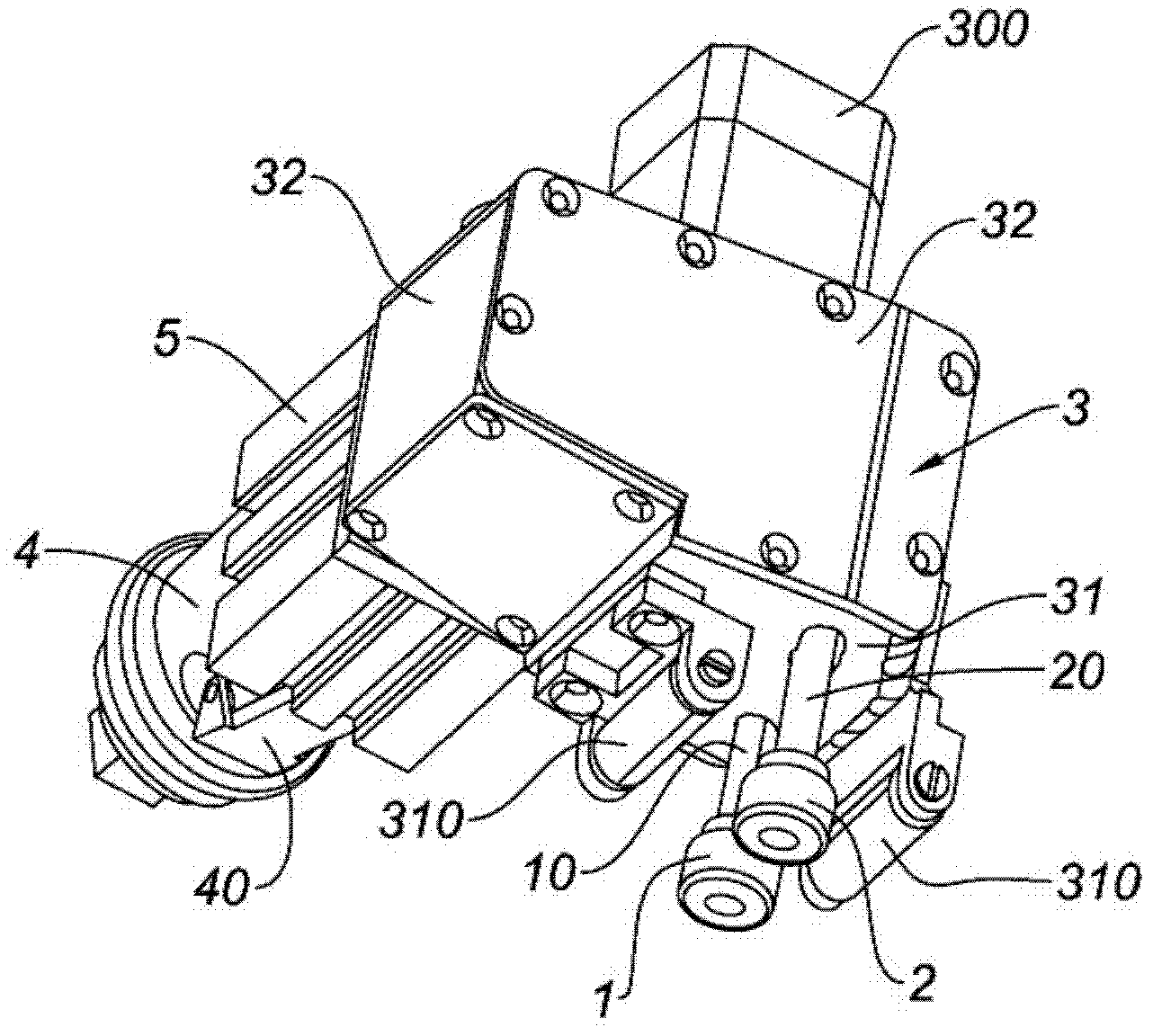 Tool for placing a joint in a leaf rebate of a vehicle