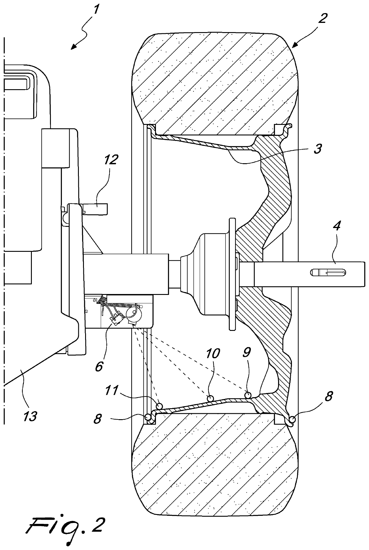 Method and machine for balancing a vehicle wheel