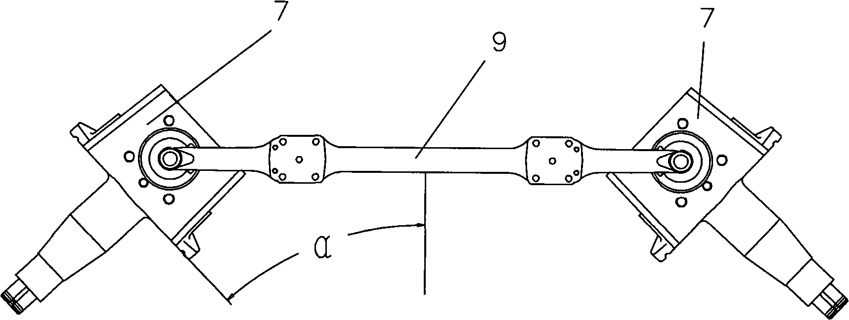 Measurer for vehicle steering angle