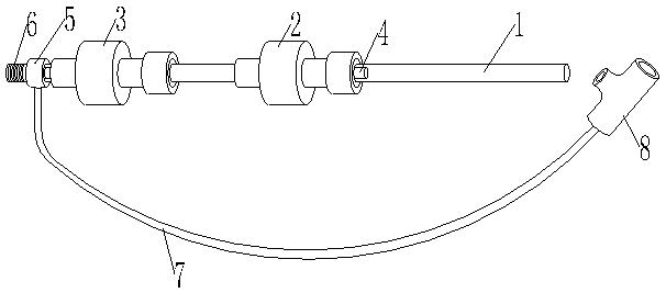 Conveying device for atrial septal defect occlusion