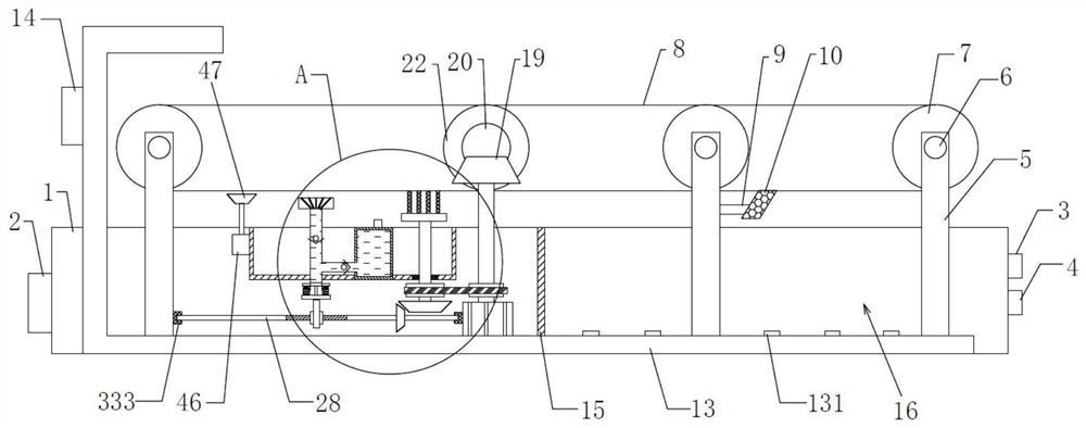 Belt type feeding equipment