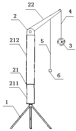 Foundation pit construction site monitoring device and monitoring method