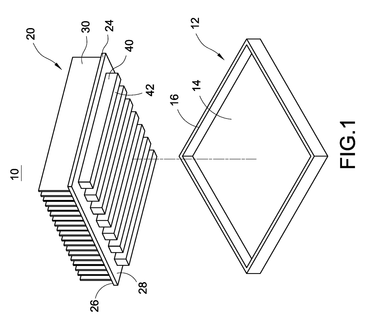 Vapor chamber and upper casing member thereof