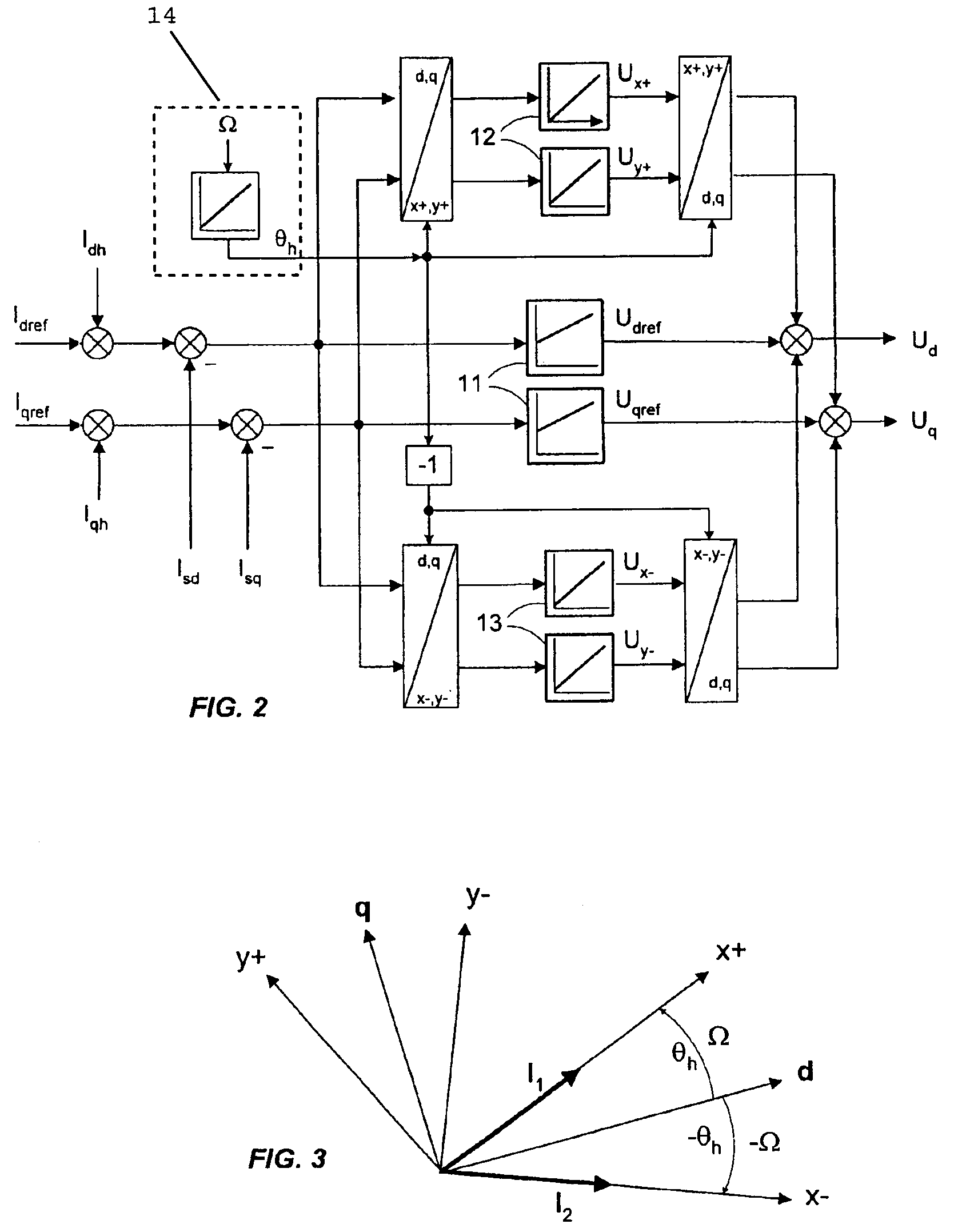 Method for determining the position of the flux vector of a motor