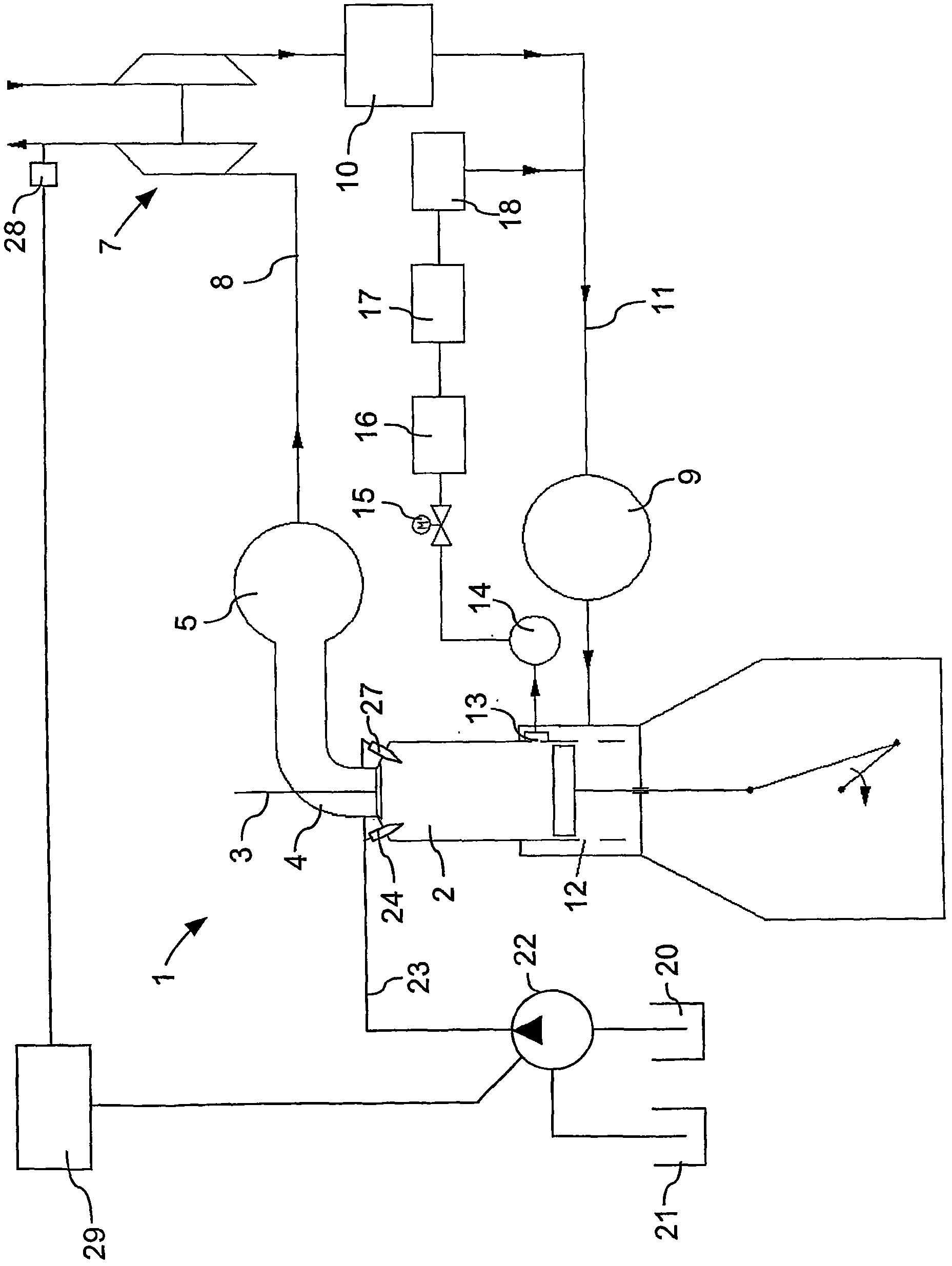 A Large Turbocharged Two-Stroke Diesel Engine With Exhaust- Or Combustion Gas Recirculation And Method For Reducing Nox And Soot Emissions