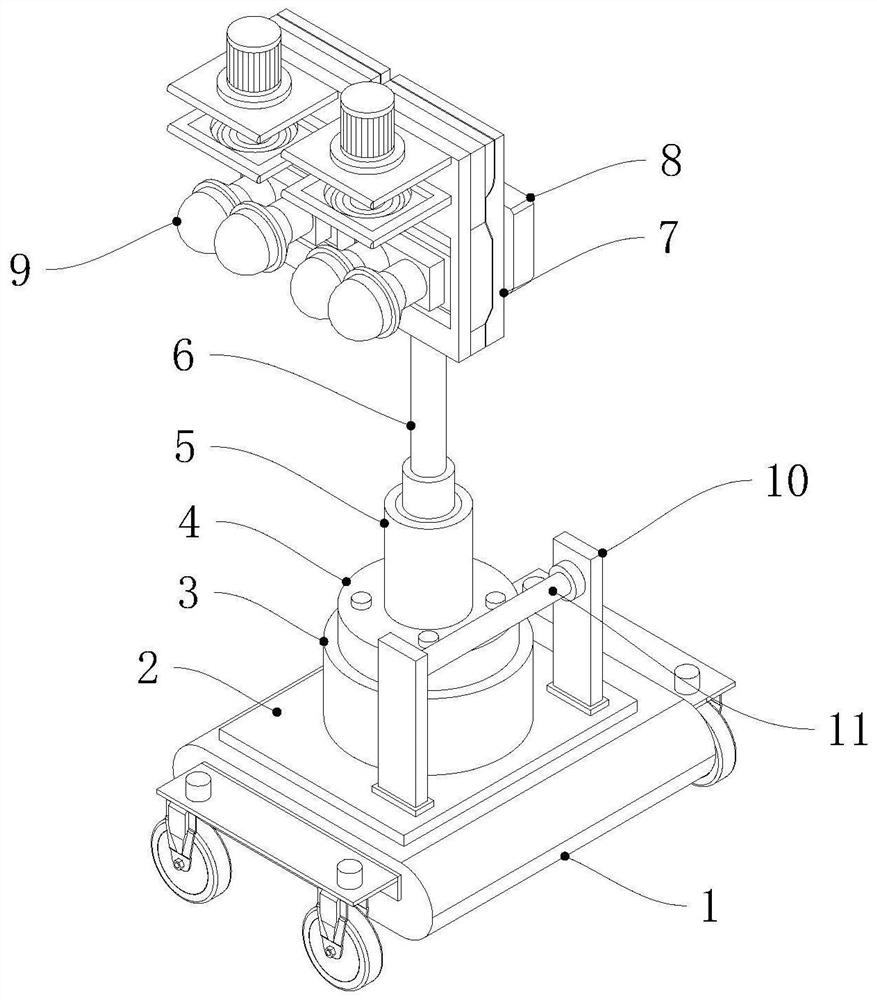 High-power searchlight for municipal construction