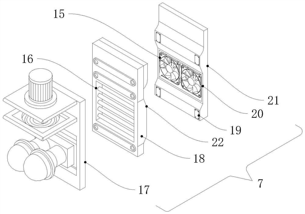 High-power searchlight for municipal construction