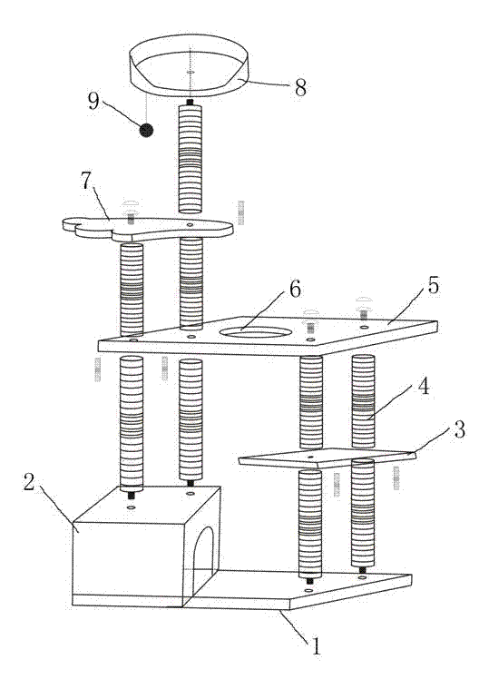 Multifunctional cat climbing frame