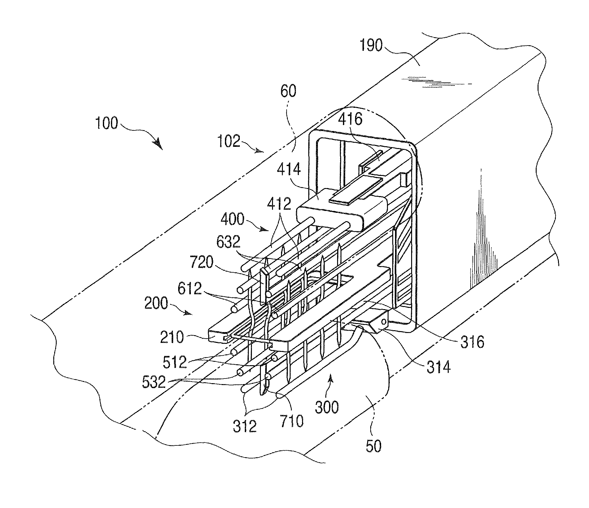 Hollow tissue inosculation apparatus