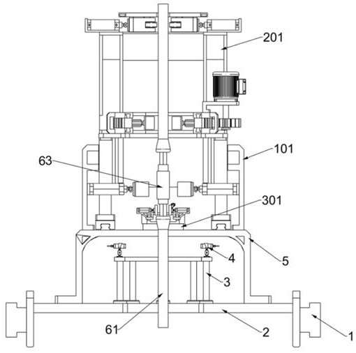 Automatic screwing-on and screwing-off device of sucker rod for oil field