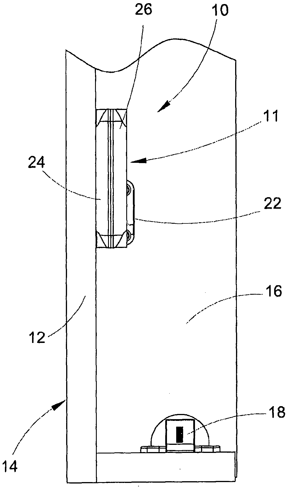 Improved guide device for the opening and the support of doors of furniture