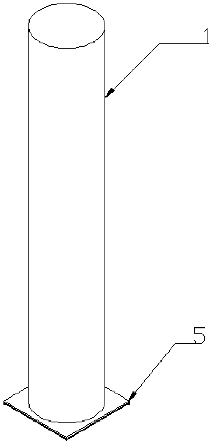 VHF frequency band satellite-borne four-arm helical antenna