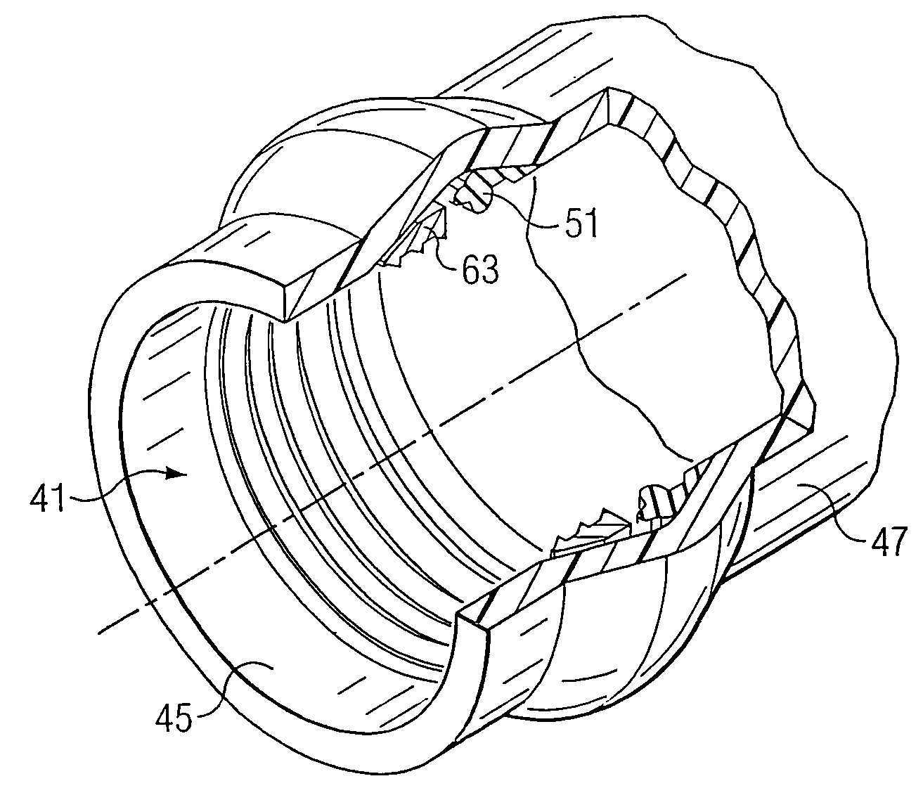 Self restrained fitting for PVC and ductile iron pipe