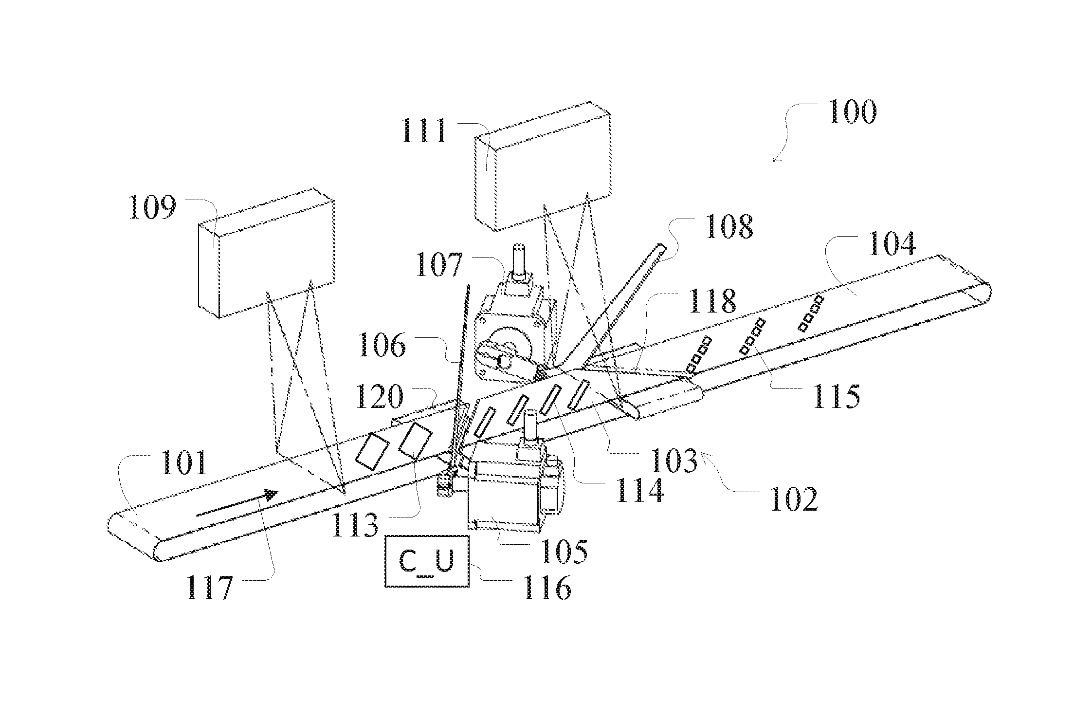 Cutting apparatus and a method for cutting food products into smaller food products