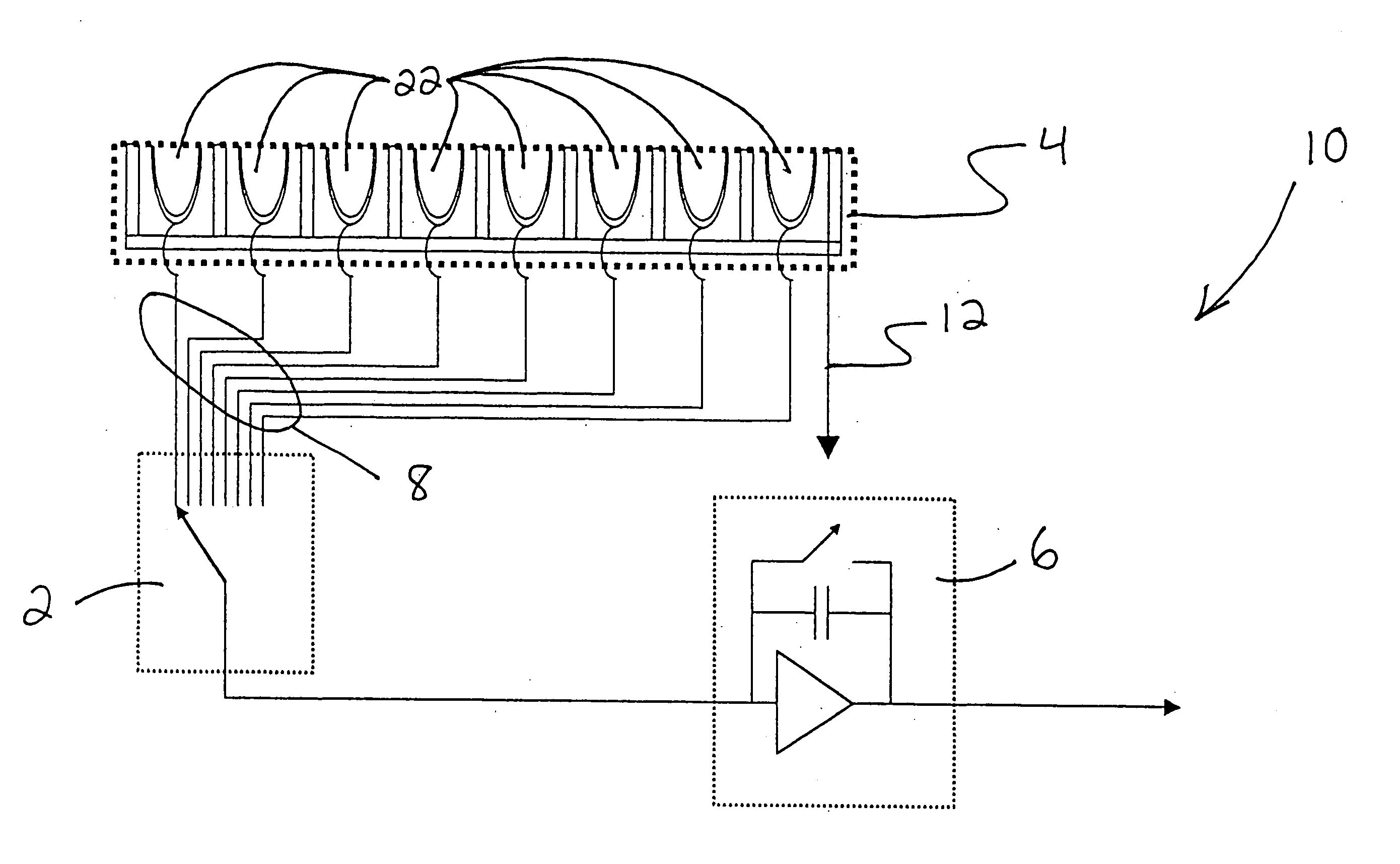 Charged particle beam detection system