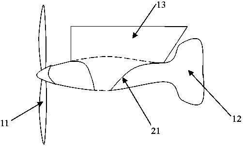 Horizontal axis wind generating set with de-icing device