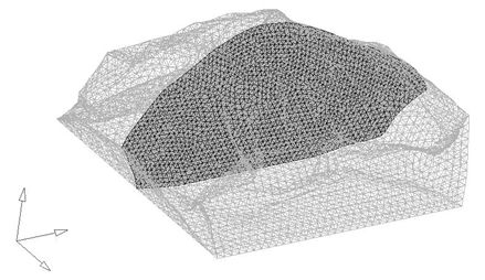 Dynamic fluid field hybrid analysis method of fabric fluid structure interaction model