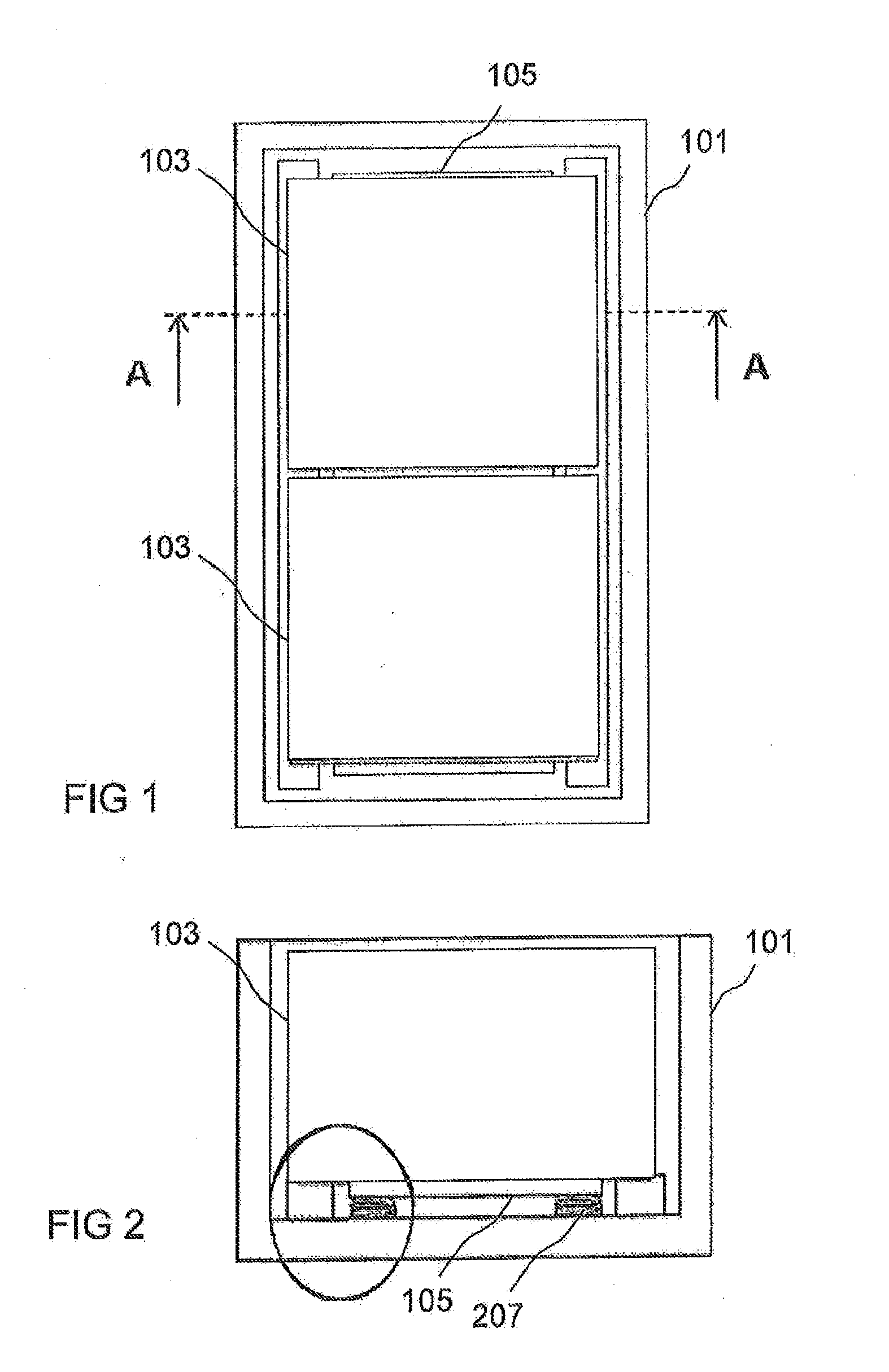 Cooling device for a battery module