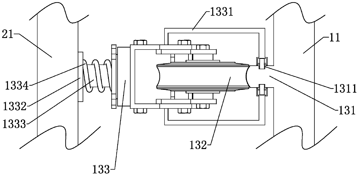 Concrete formwork structure and construction method thereof