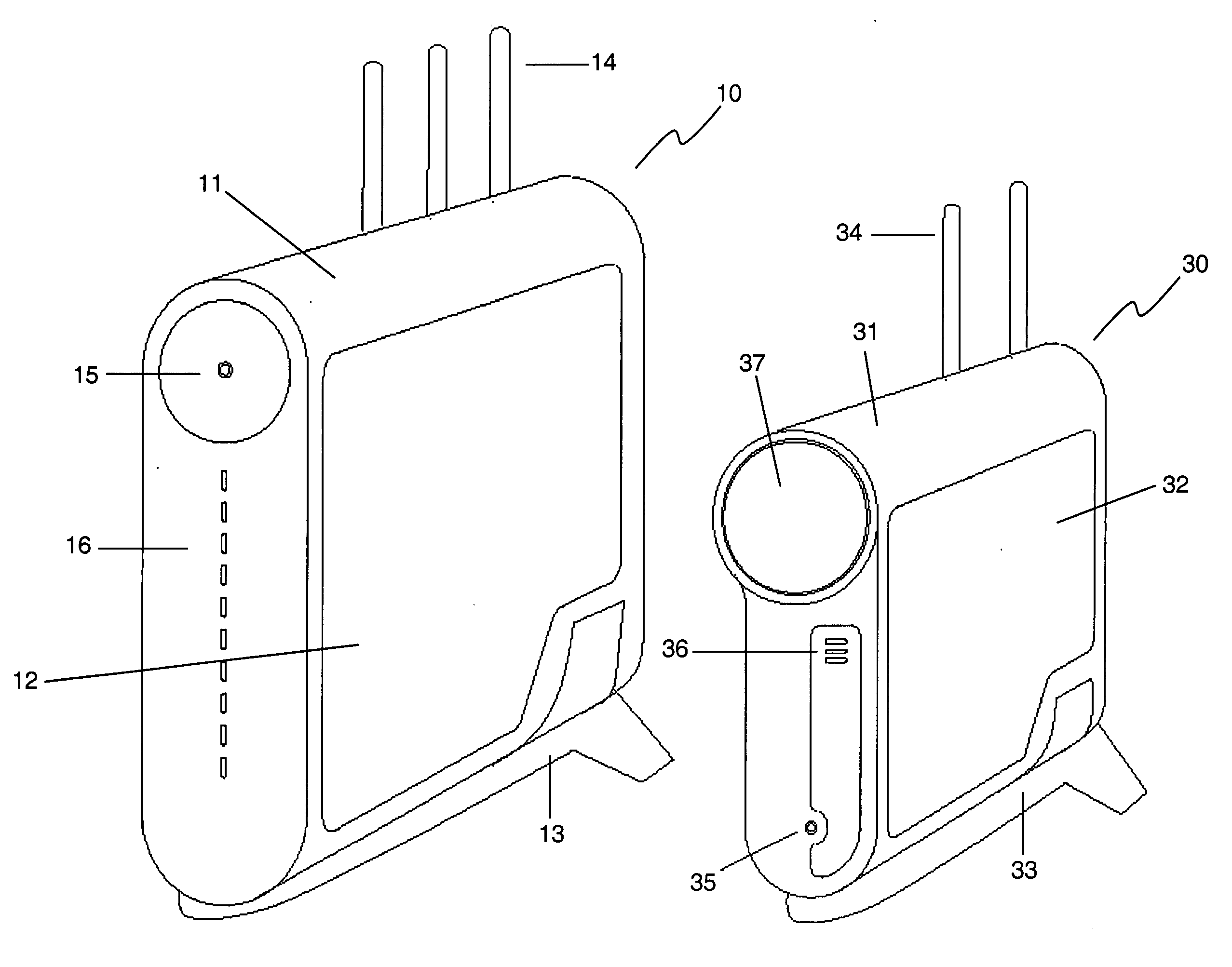 Wireless video surveillance system & method with digital input recorder interface and setup