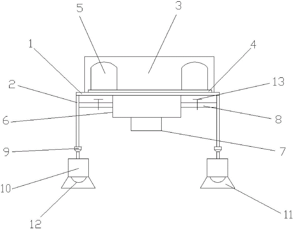 Automatic irrigation device in garden