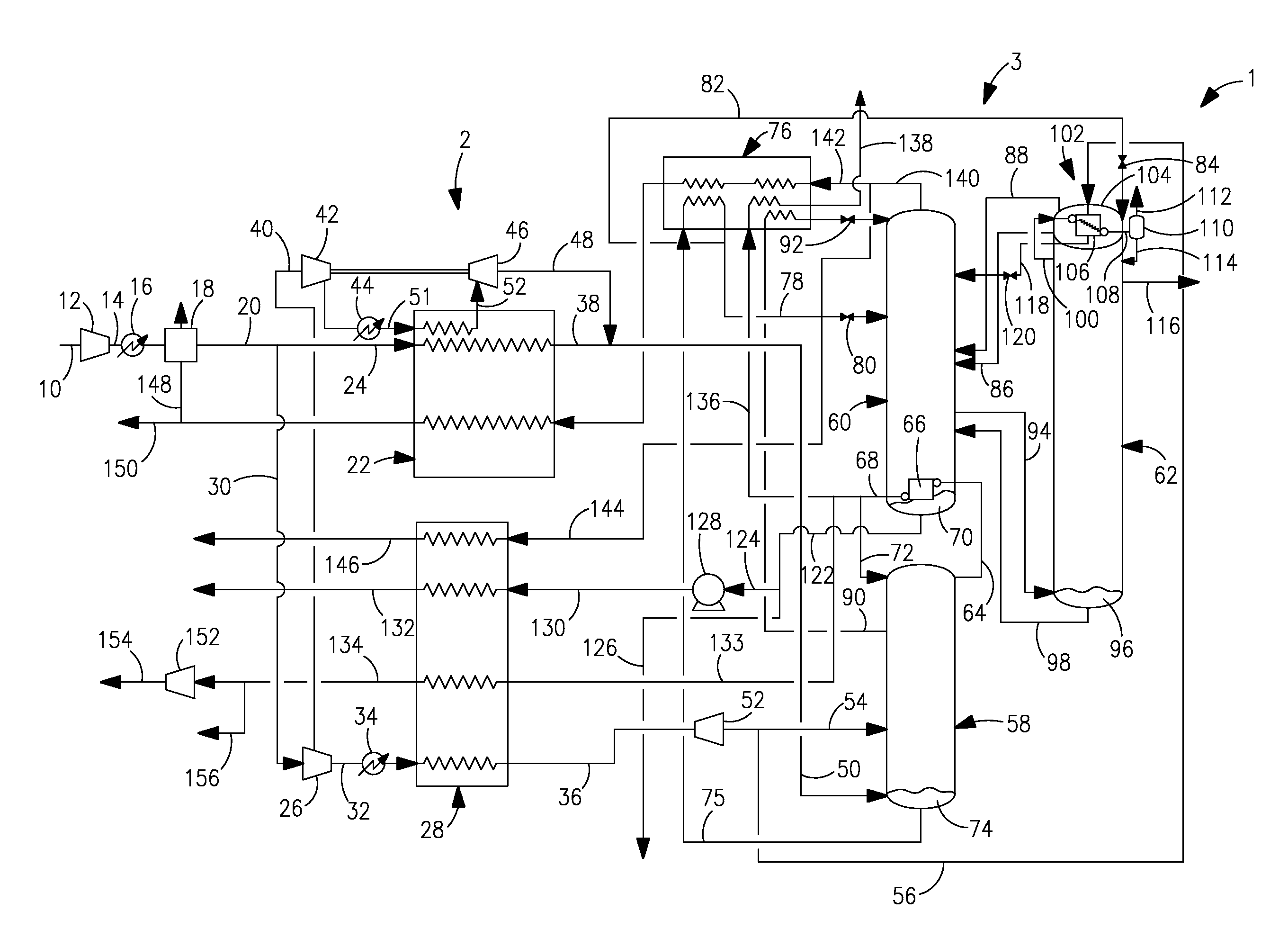 Air separation method and apparatus