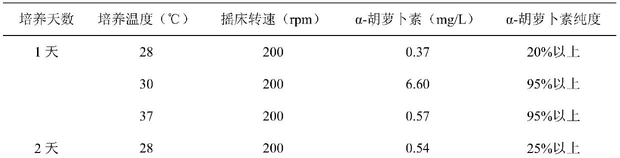 A kind of genetically engineered bacteria for producing alpha-carotene and its construction method and application