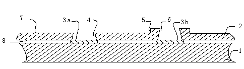 A production method for a step stencil