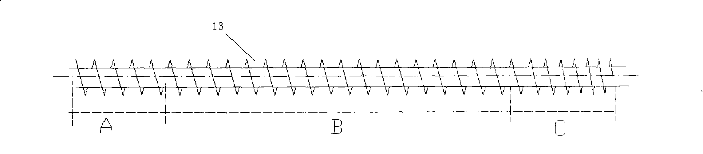 Continuous hydrolyzation method for cellulose series biomass and apparatus thereof