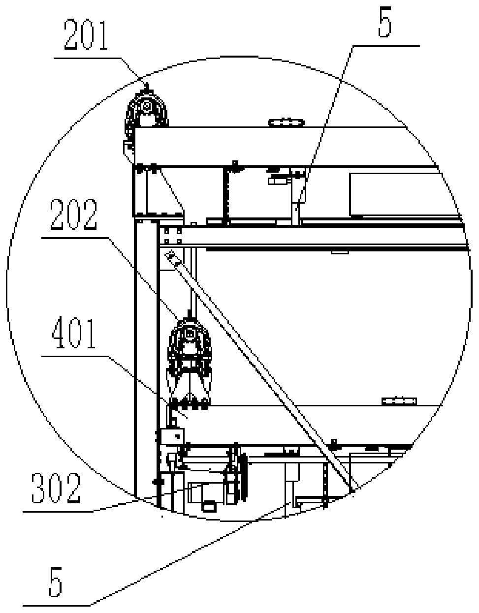 Lifting type three-dimensional storage device