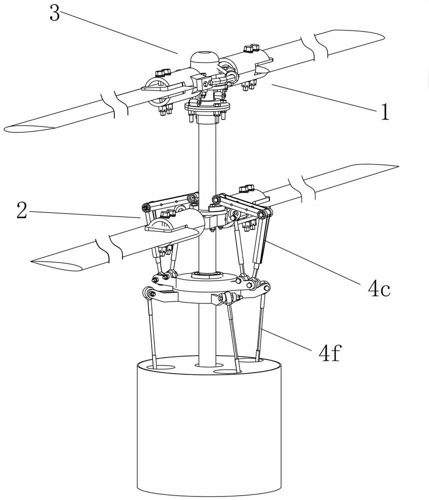 Coaxial double-rotor aircraft with foldable blades