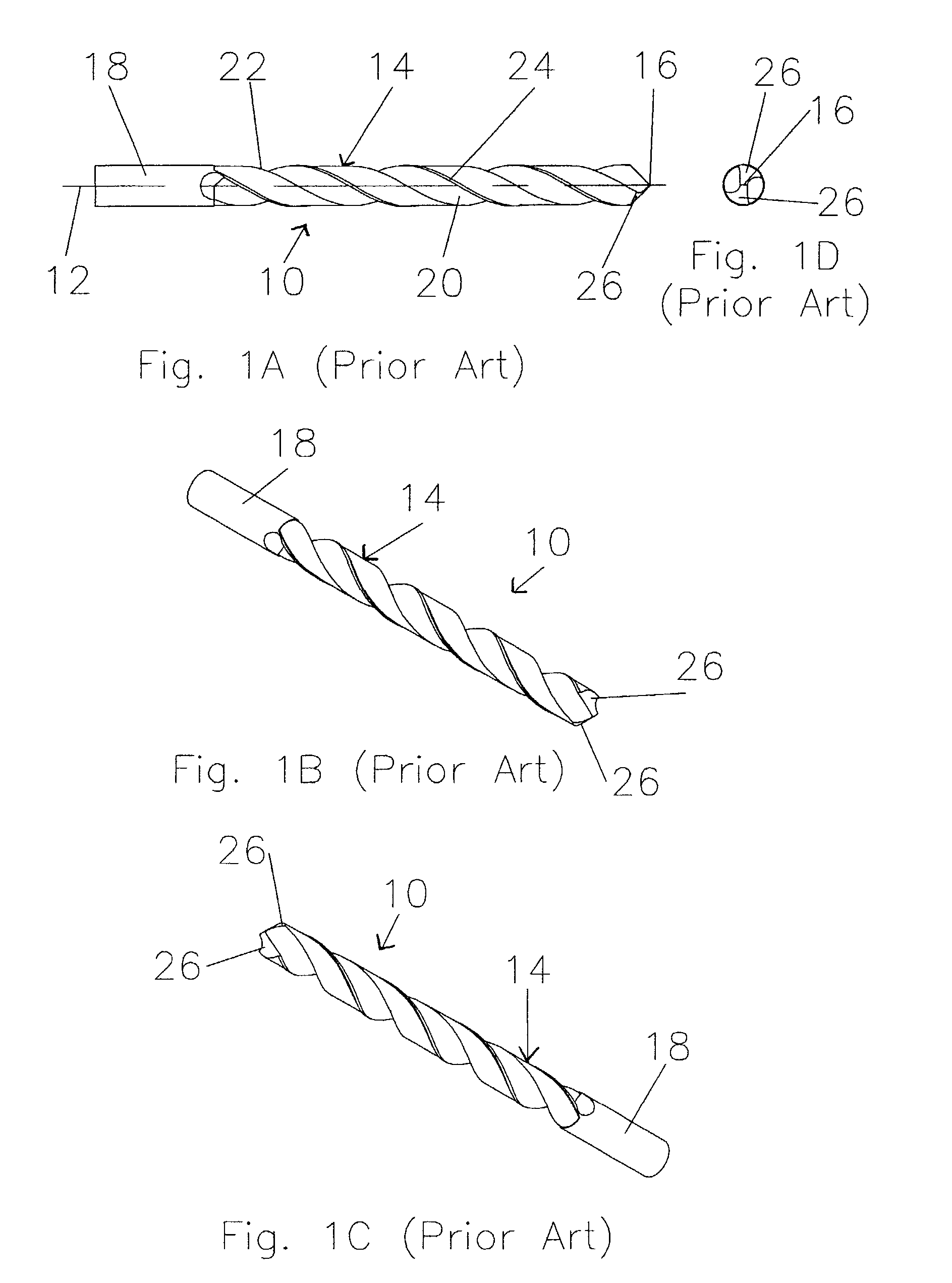 Reduced energy consuming, lateral cutting twist drill