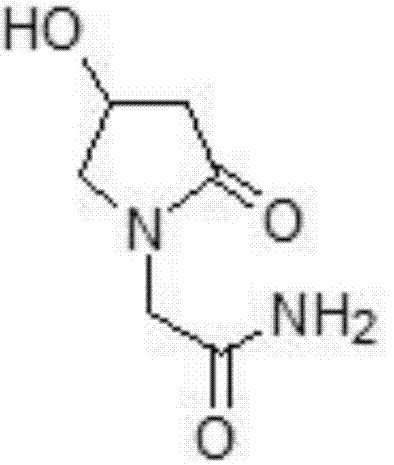 Method used for preparing oxiracetam oral cavity rapidly dissolved film preparation