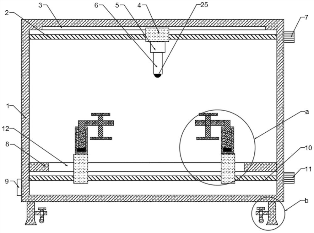 Corrugated paper punching device