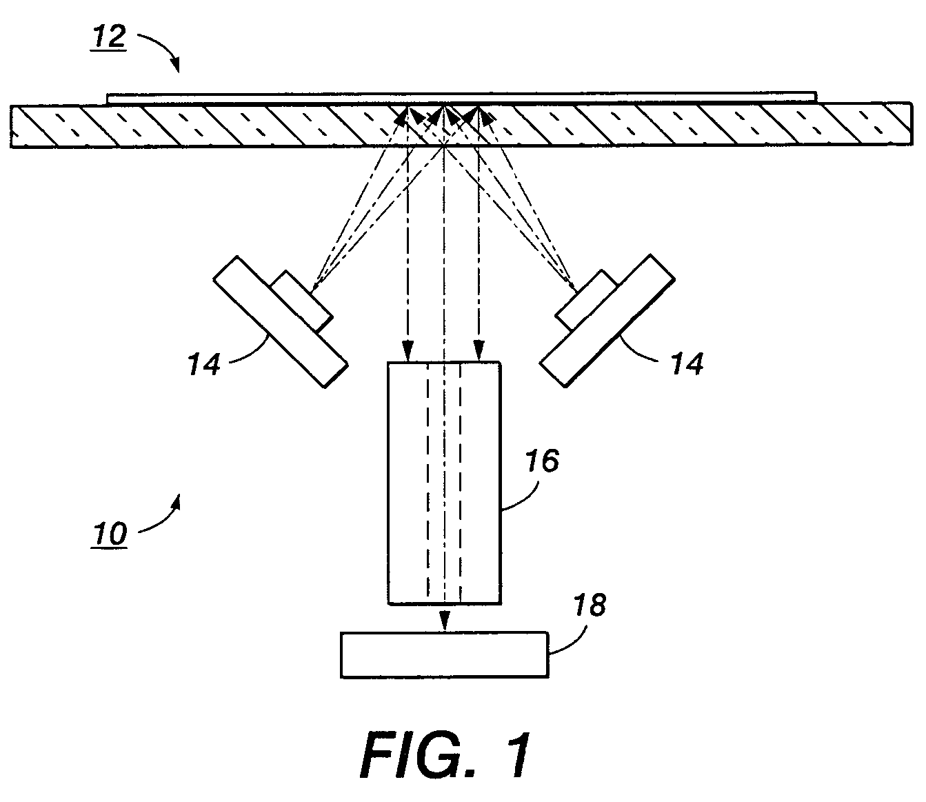 Full width array mechanically tunable spectrophotometer