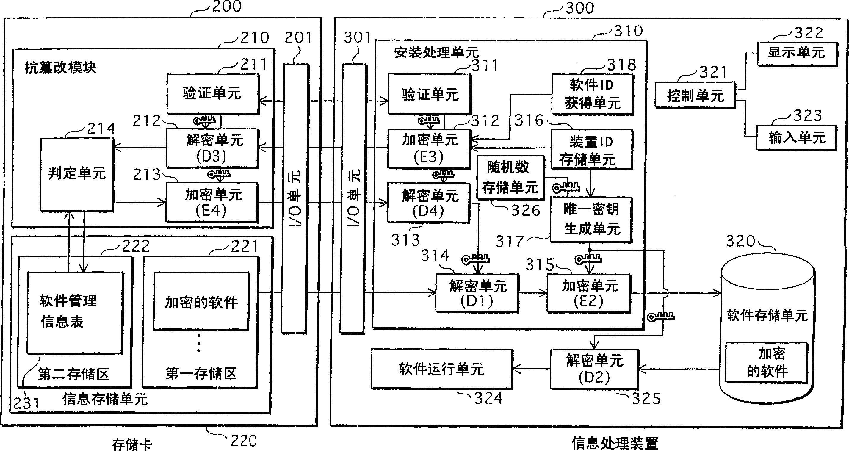 Software-management system, recording medium, and information-processing device