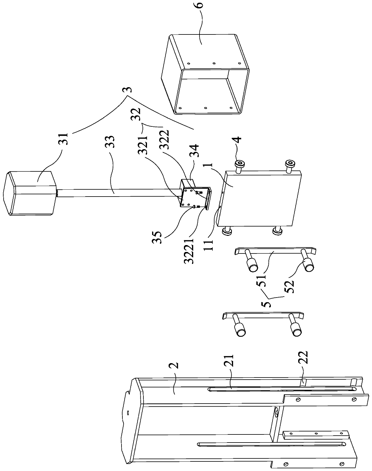 Improved structure of ceramic metalized sintering kiln door