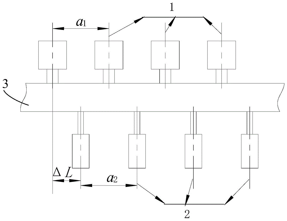 Pipeline system flow noise suppression device and method broadening acoustic band gaps