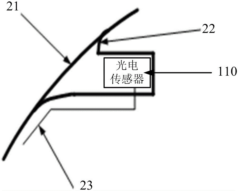 Device and method for automatic conversion of far and near beams of headlights when meeting cars at night