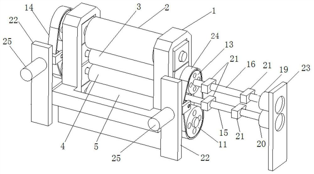 A device for preventing slipping of roll train transmission and suppressing torsional vibration of four-high rolling mill