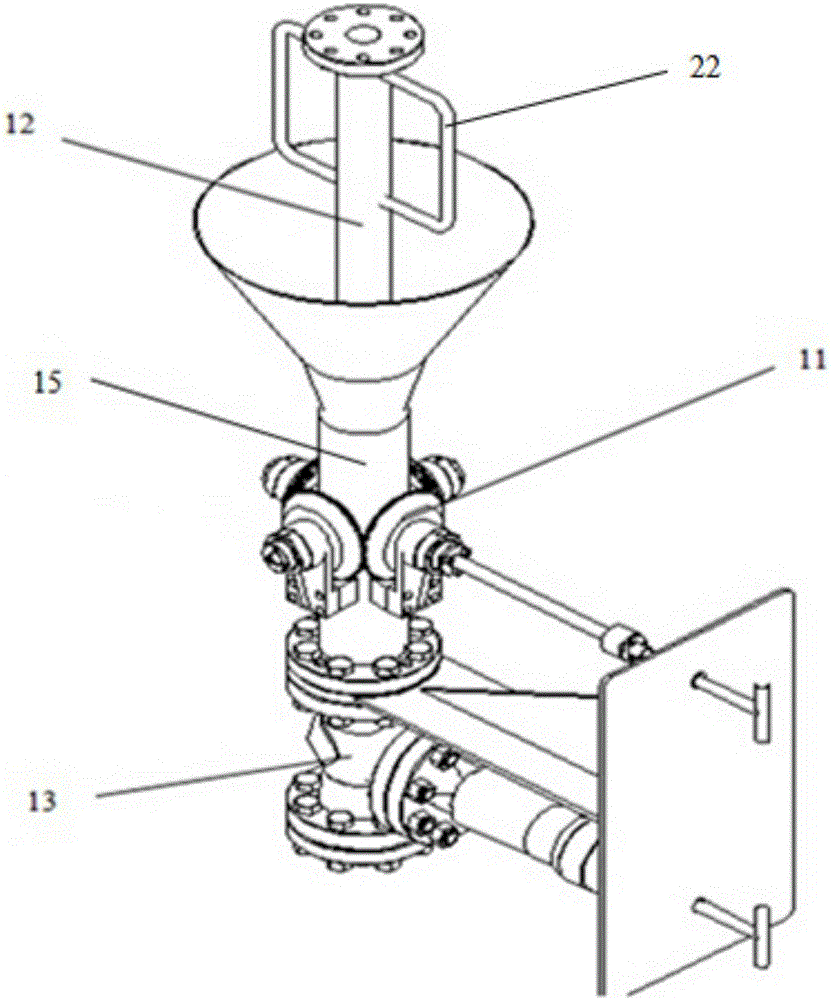 Collecting and switching device for oil and gas of underwater wellhead