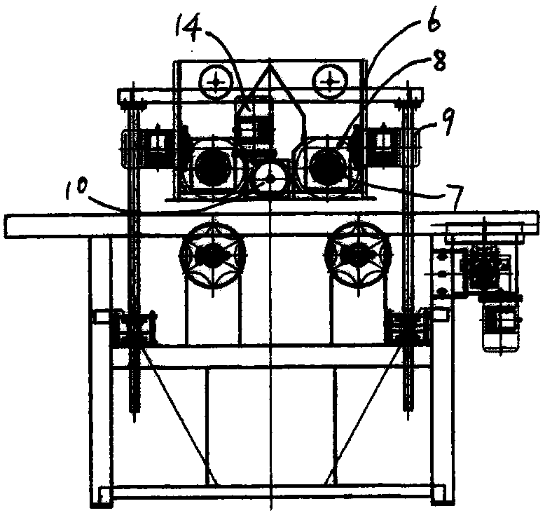 A flocking structure of a flocking machine