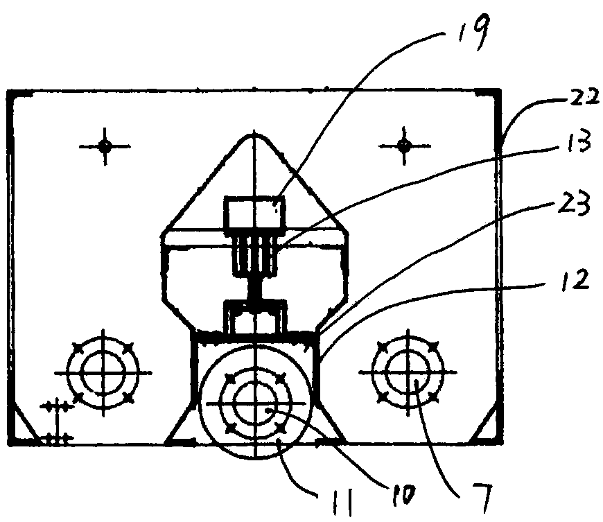 A flocking structure of a flocking machine