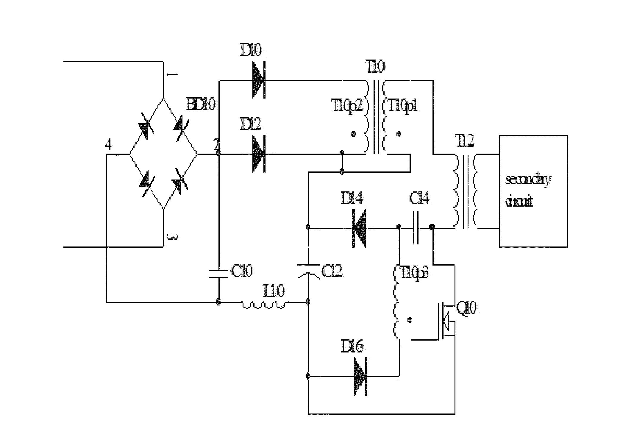 High efficient single switch single stage power factor correction power supply