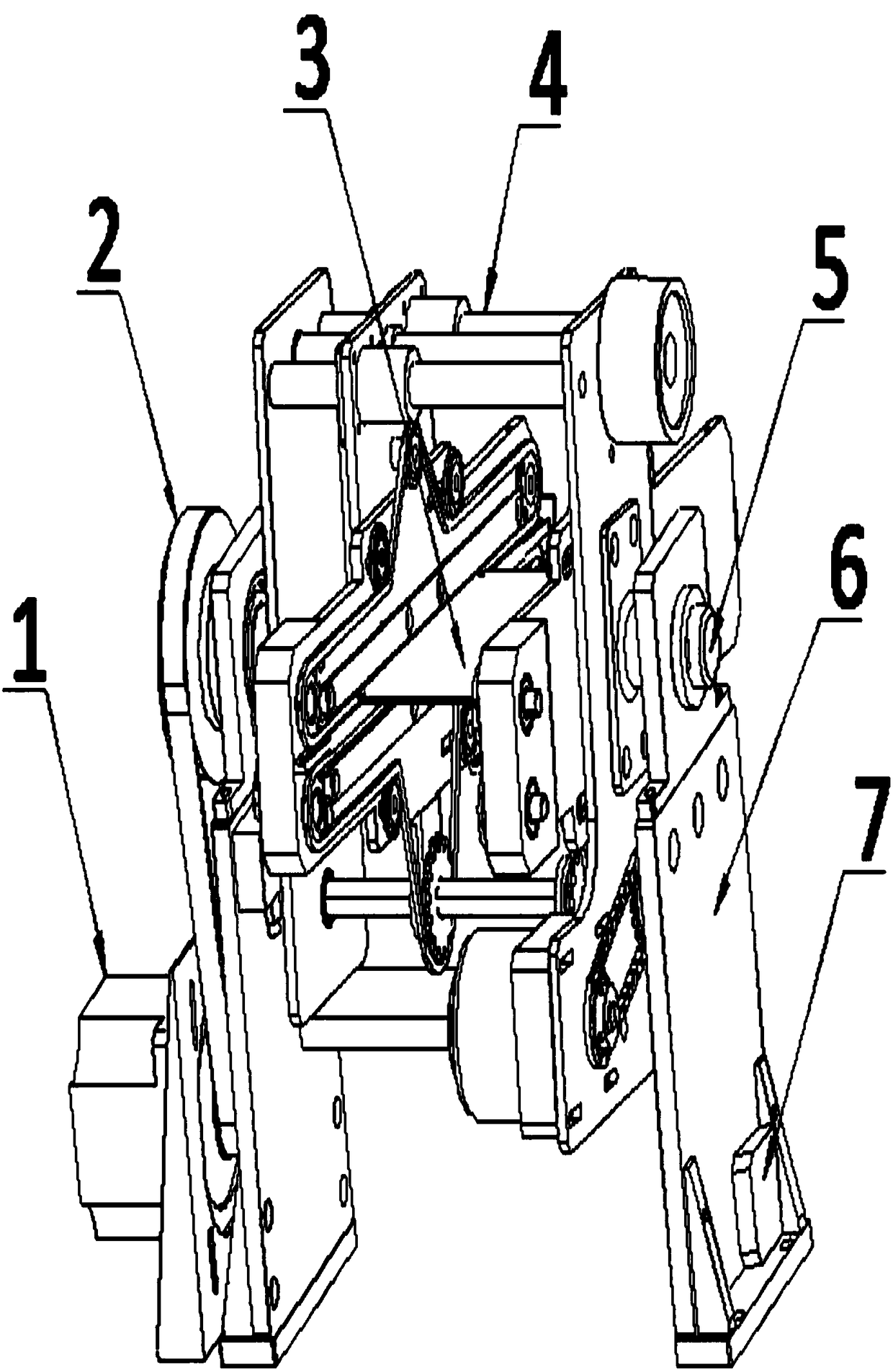 A 360° large component turning device and its working method