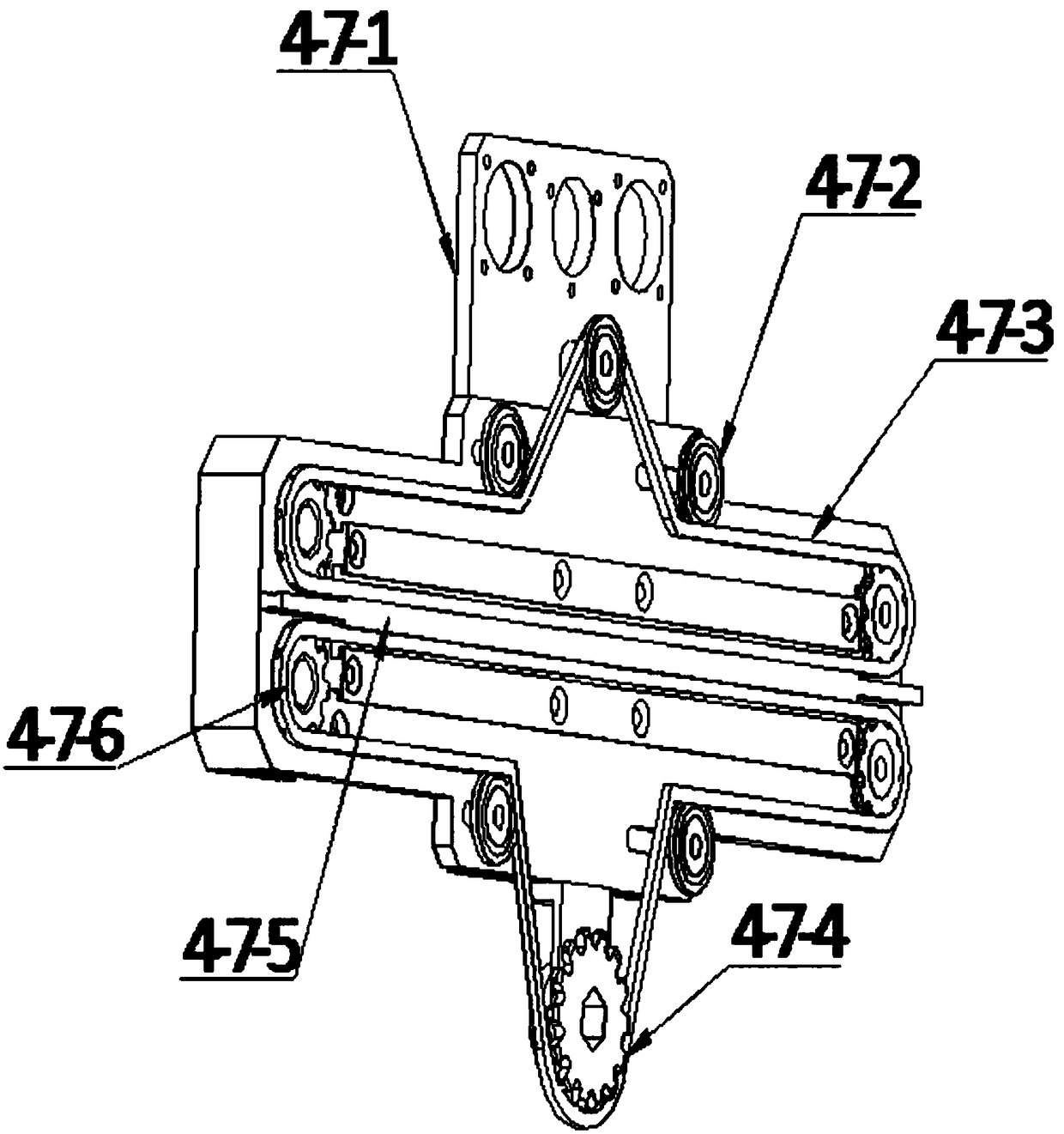 A 360° large component turning device and its working method