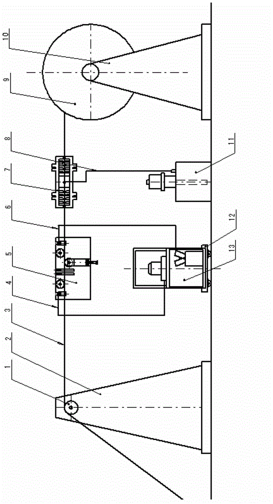 Steel cable comprehensive maintenance, cleaning and maintaining system of winch for boat