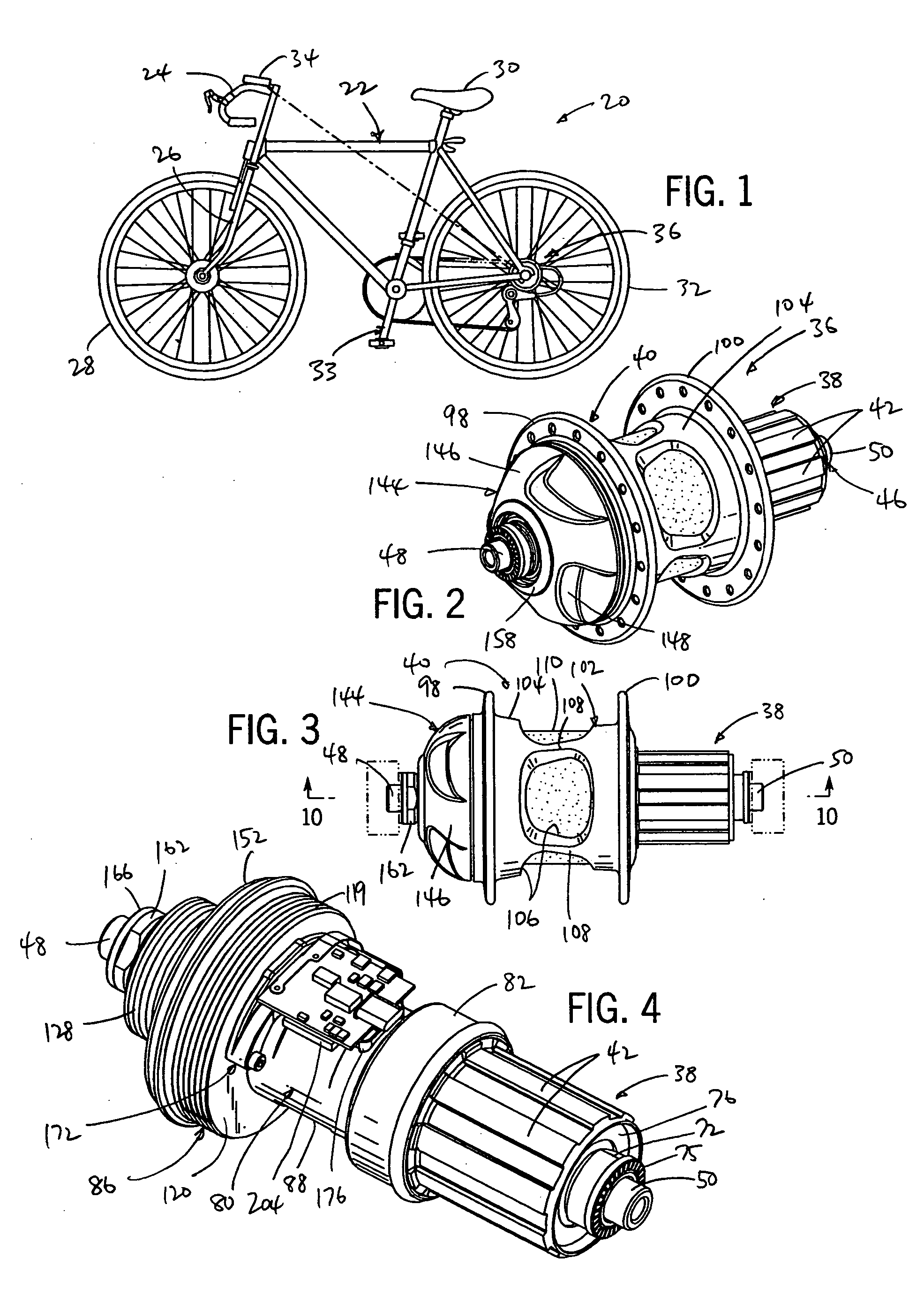 Enclosed operating characteristic sensor for a bicycle component including an emitter for emitting an operating characteristic signal