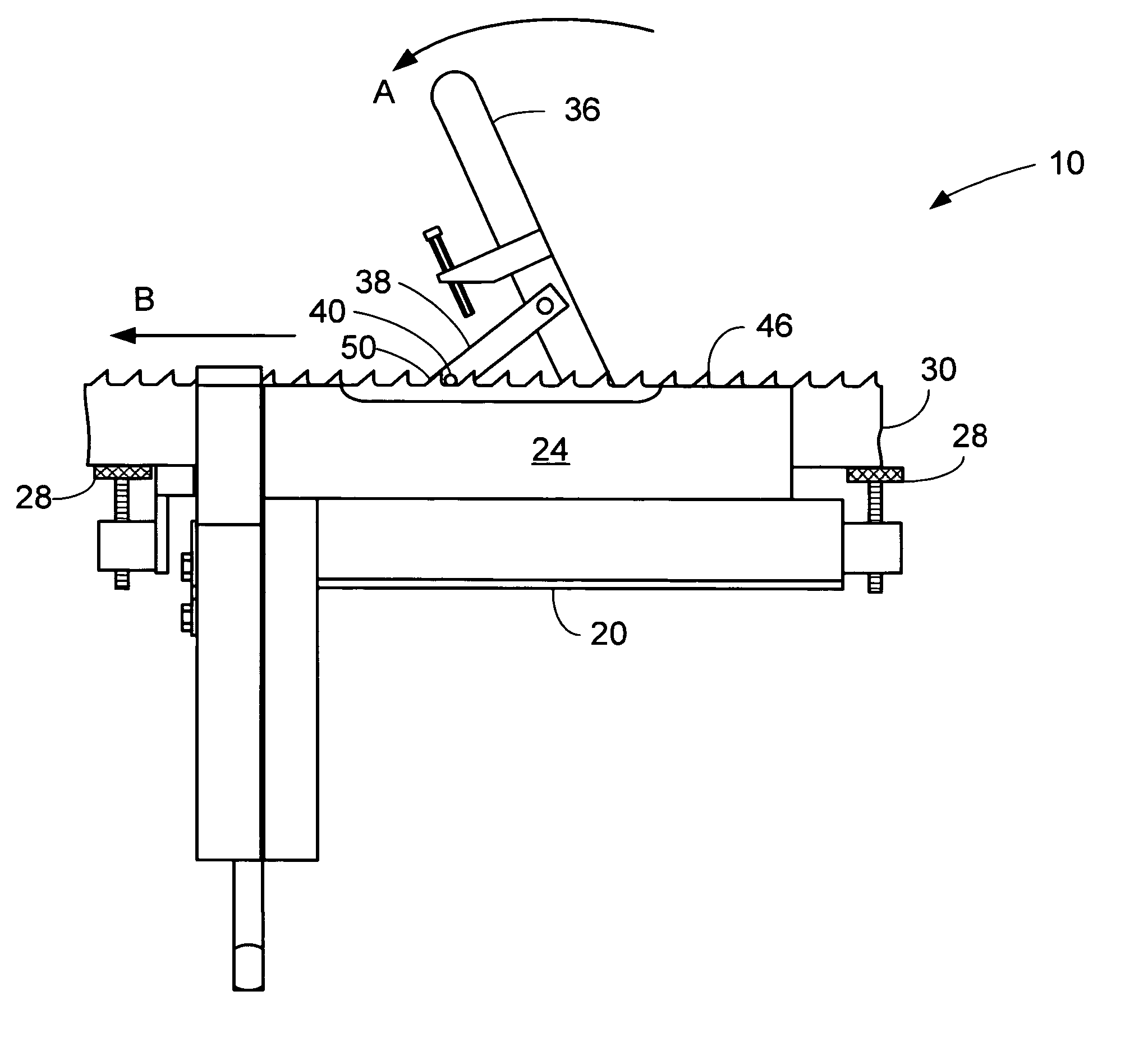 Band saw blade setter with up-set and down-set