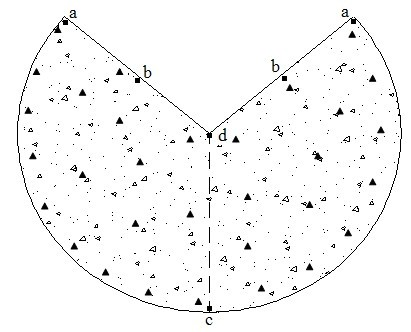 Quick construction method of hillock surface temperature field with space reference